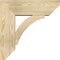 Ekena Millwork Thorton Slat Rough Sawn Bracket w/ Offset Brace, Douglas Fir, 8"W x 24"D x 24"H BKT0806X24X24THR06RDF - alternate 4